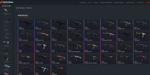 Skins cs go