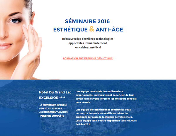 réalisation d'une newsletter pour cid esthétique